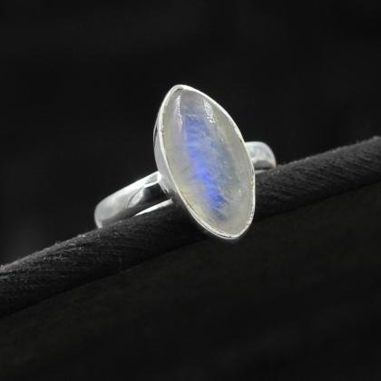 Lovely Moonstone Ring,everyday Ring,solid 925..
