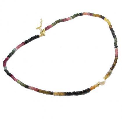 Real Multi Color Tourmaline Beads &..