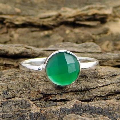 Green Onyx Ring, Amethyst Ring, Carnelian Ring..