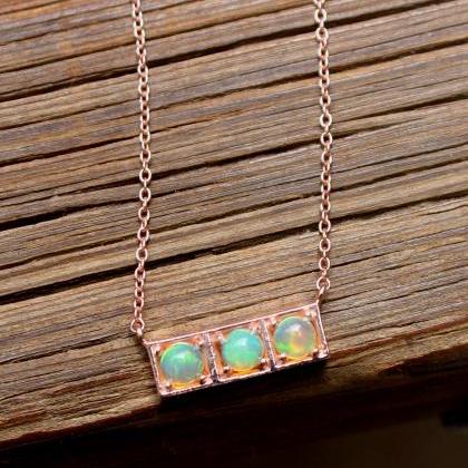 Beautiful Dainty Neck Wear,natural Ethiopian Opal..