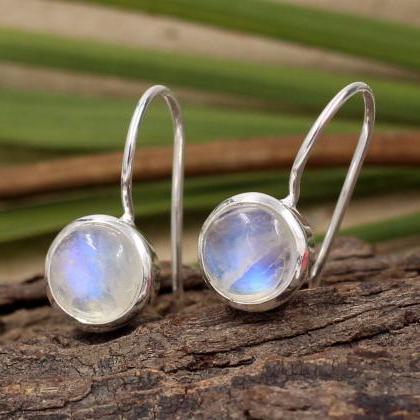 Exquisite Moonstone Earrings,handmade..