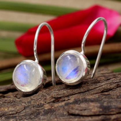 Exquisite Moonstone Earrings,handmade..