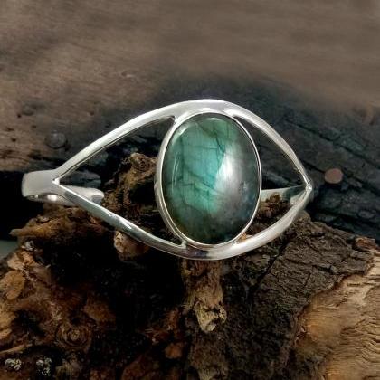 Evil Eye Cuff Bracelet,protective Jewelry,fire..