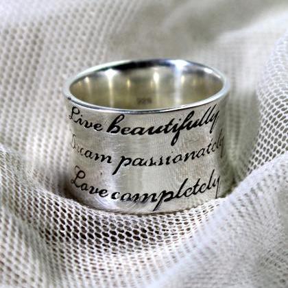 Plain Silver Ring Band , Round Band Ring ,live..