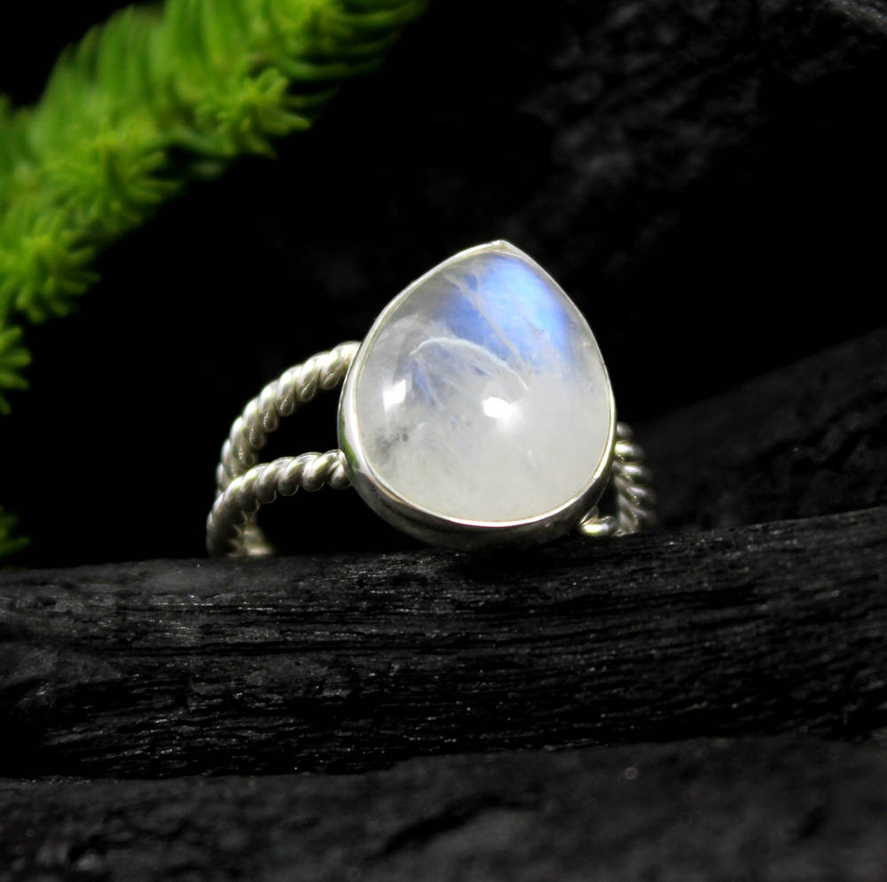 Moonstone Ring,925 Sterling Silver Jewelry Birthday,bride's Maid Gift,anniversary Gift Ring,promise Ring,comfortable All Occasion Party
